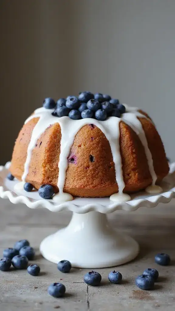 10 Lemon Blueberry Cakes That Will Be the Star of Your Next Celebration! - 2. Lemon Blueberry Bundt Cake