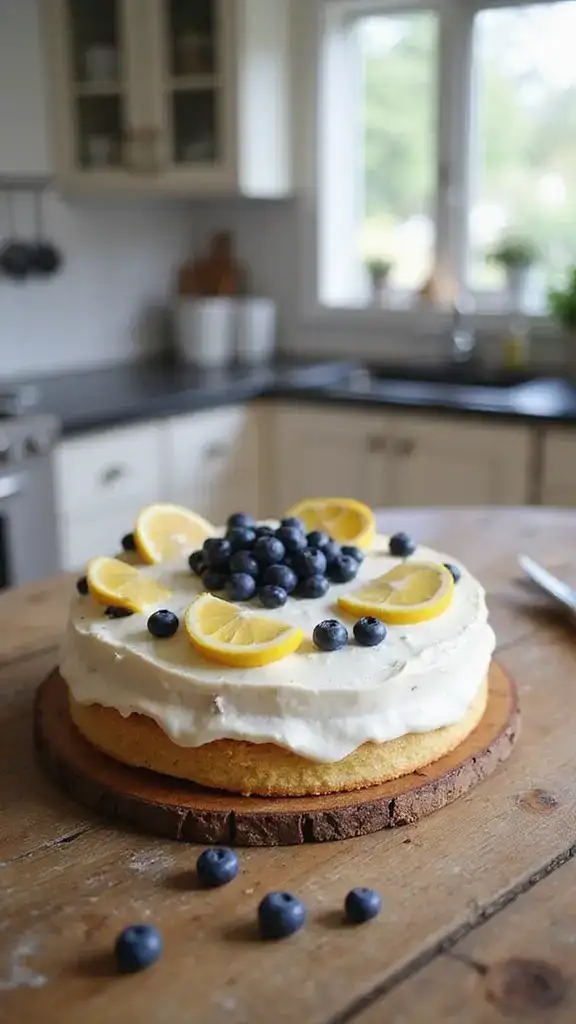 10 Lemon Blueberry Cakes That Will Be the Star of Your Next Celebration! - 9. Vegan Lemon Blueberry Cake