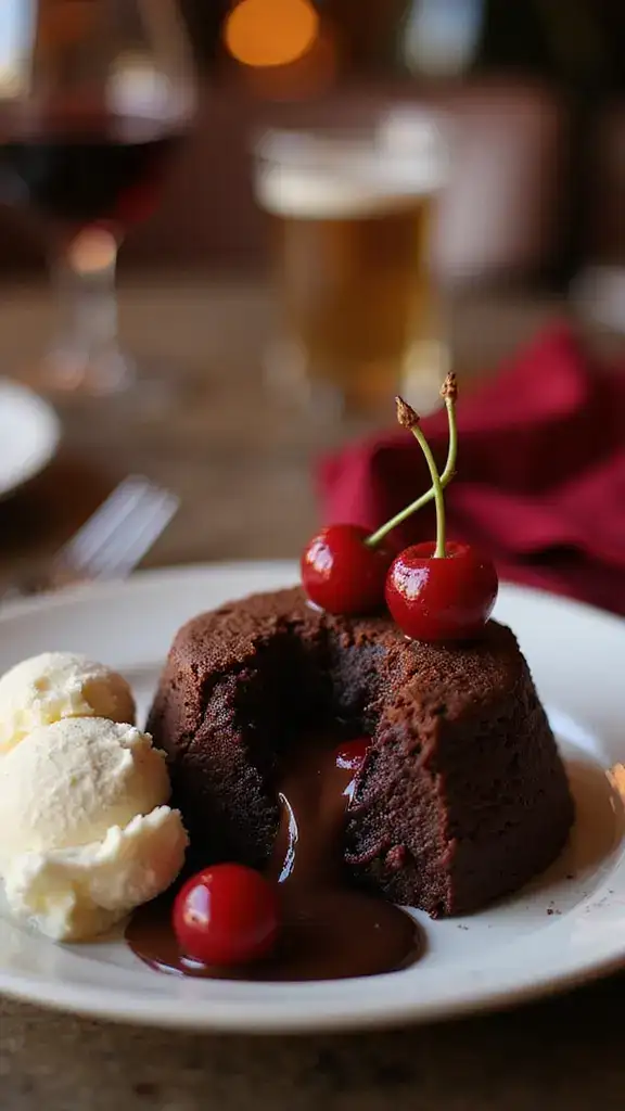 12 Gourmet Black Forest Cakes That Will Make You Feel Like Royalty! - 12. Chocolate Lava Black Forest Cake: A Decadent Experience