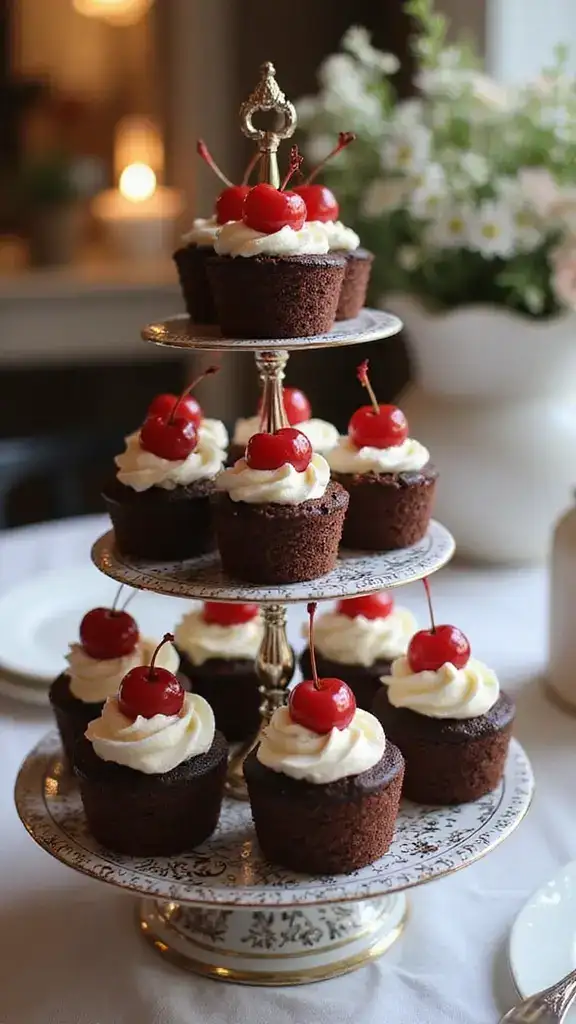 12 Gourmet Black Forest Cakes That Will Make You Feel Like Royalty! - 8. Mini Black Forest Cakes: Perfect Portions