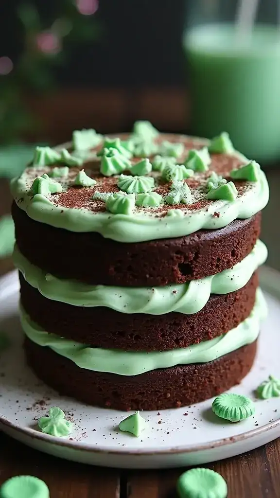 13 Unique White Cake Flavors That Will Surprise Your Taste Buds (You’ll Love #2!) - 13. Chocolate Mint White Cake