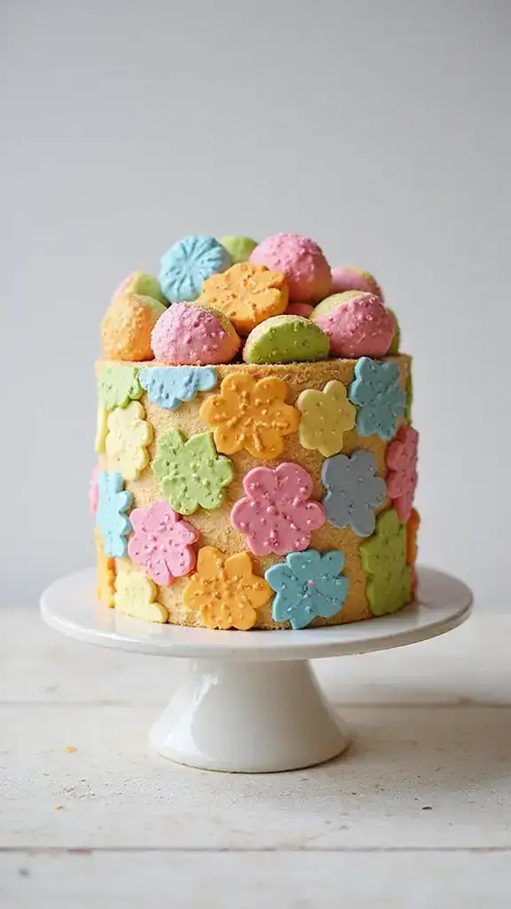 14 Comedic Ugly Cake Creations That'll Make Your Guests LOL! (Especially #11!) - 7. The Patchwork Cake