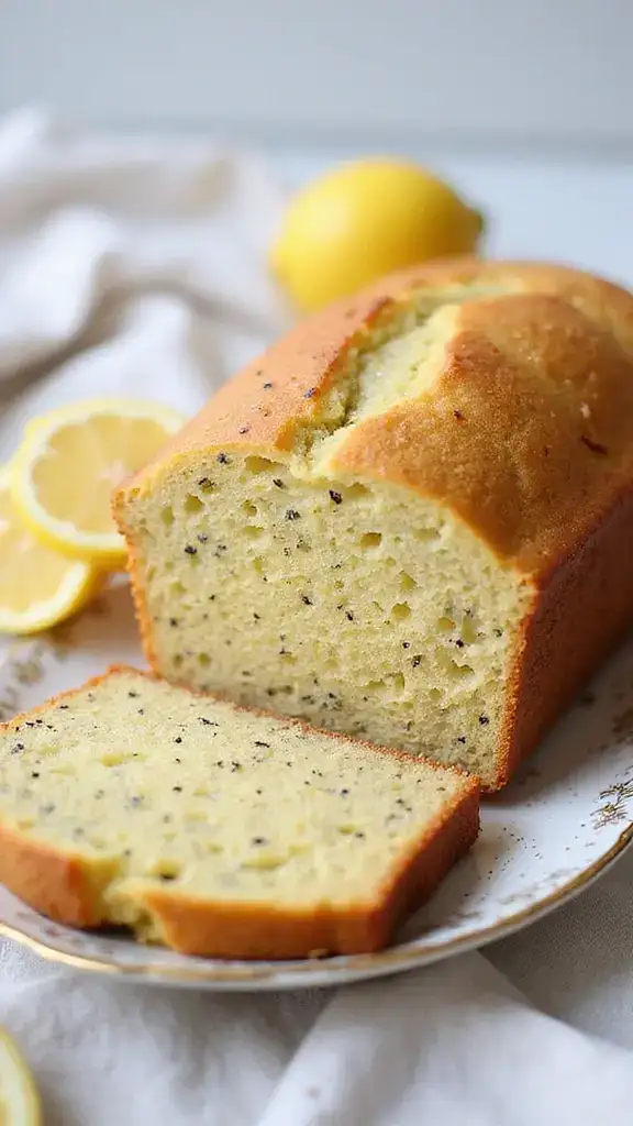 14 Delicious Vegan Lemon Cake Recipes That Even Non-Vegans Will Love! - 9. Vegan Lemon Poppy Seed Cake