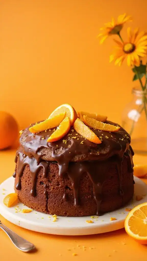 18 Show-Stopping Chocolate Cakes for Every Special Occasion (Your Guests Will Be Impressed!) - 11. Chocolate Orange Cake