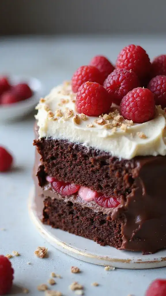 8 Creative Twists on Classic German Chocolate Cake That Will Wow Your Taste Buds! - 2. Raspberry Chocolate German Chocolate Cake