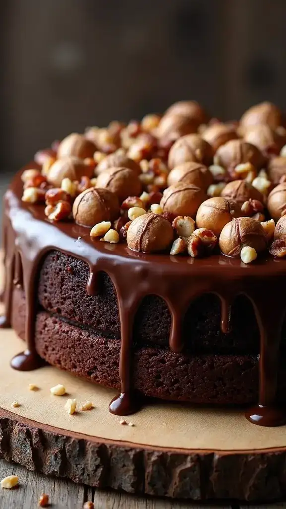 8 Creative Twists on Classic German Chocolate Cake That Will Wow Your Taste Buds! - 3. Mocha Hazelnut German Chocolate Cake