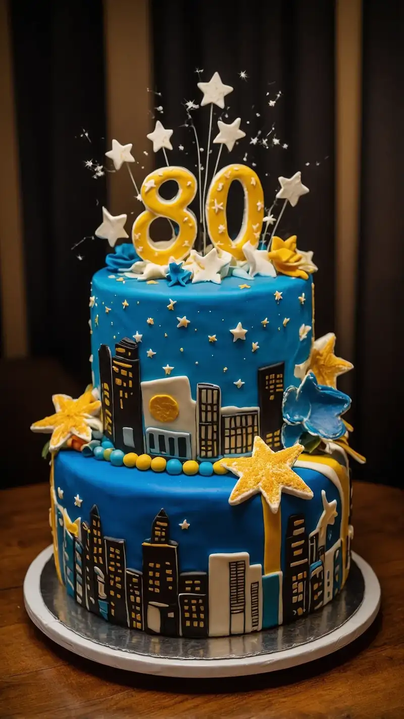 12 Delightful 80th Birthday Cake Ideas That Celebrate Life's Journey