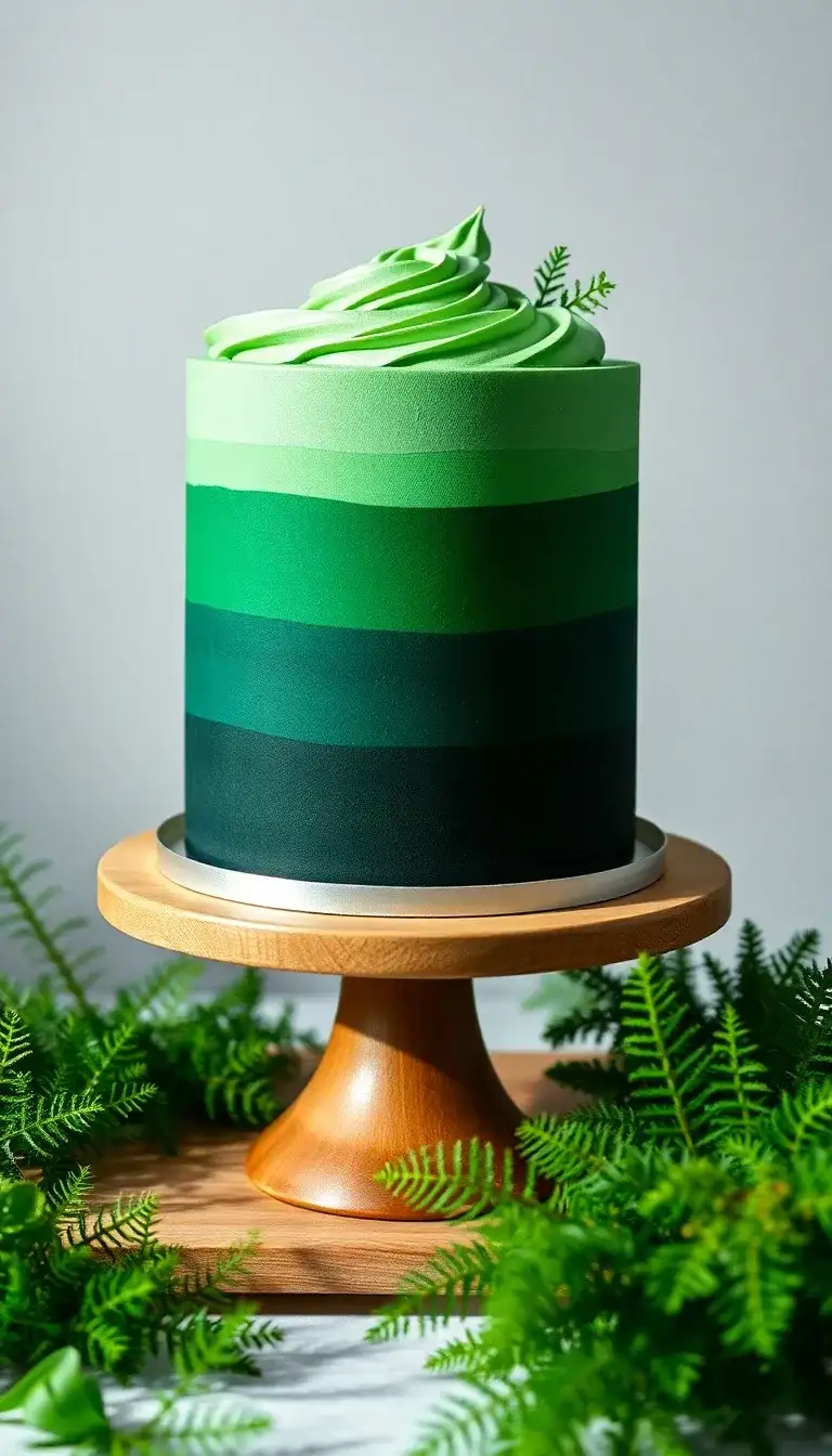 31 Stunning Green Ombre Cake Ideas for a Vibrant Celebration