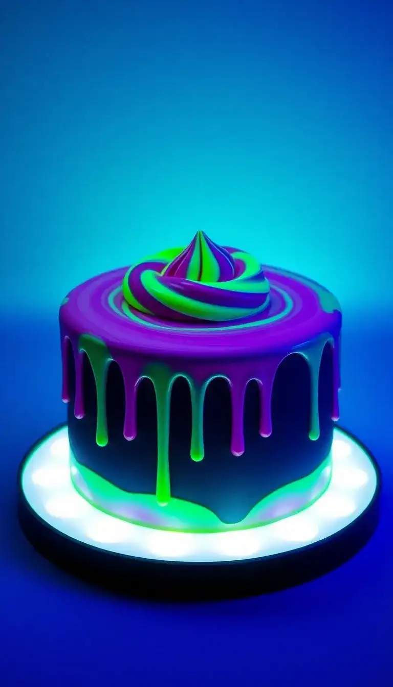 Delight Your Kids with This Fun 32 Edible Slime Cake
