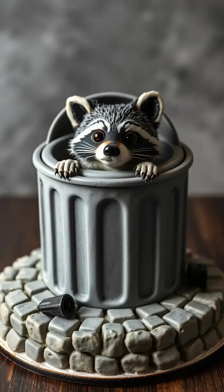 Delight Guests with 32 Adorable Raccoon Cake Ideas Today