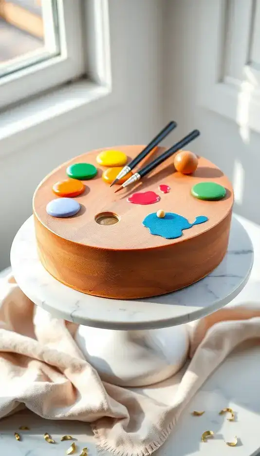 20 Awesome Paint Palette Cake Ideas to Inspire Your Creativity