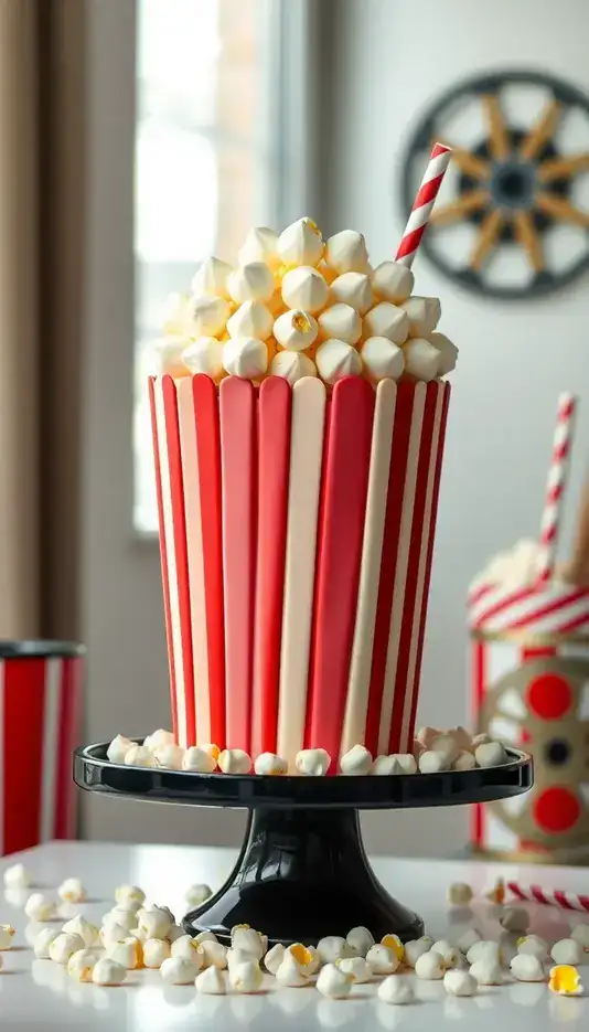 20 Awesome Popcorn Box Cake Ideas to Spark Movie Night Joy
